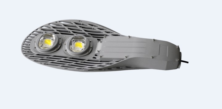 100W IP65 finned LED street light with Epistar/Bridgelux chip 